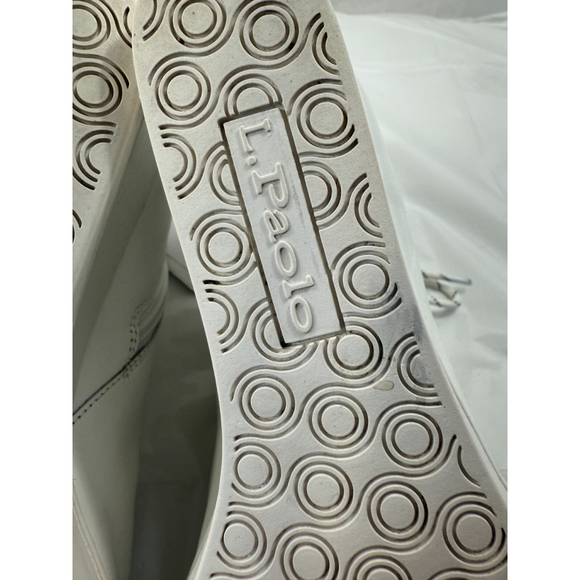 Linea Paolo FINA Ankle Booties wedge sneaker 8.5 M white - Picture 10 of 16